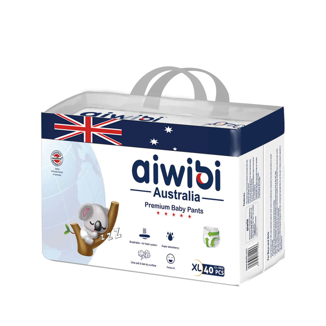 Aiwibi Australian Premium Pant Diaper XL 40 pcs
