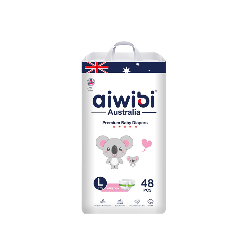 Aiwibi Australian Premium Belt Diaper L 48 pcs