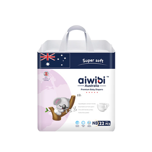 Aiwibi Australian Premium Belt Diaper Newborn 22 pcs