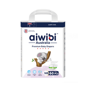 Aiwibi Australian Premium Belt Diaper Newborn 60 pcs