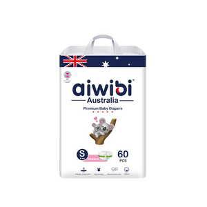 Aiwibi Australian Premium Belt Diaper S 60 pcs