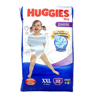 Huggies Dry pants-XXL 15-25 kg 32 Pcs Malaysia